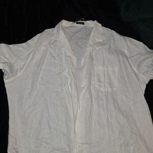 Men's Classic Cream Button-Down Shirt